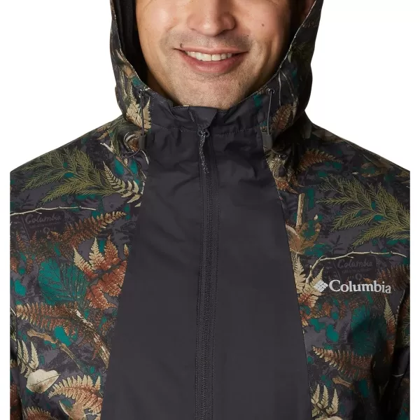 imageColumbia mens Inner Limits II JacketSharkSpruce North Woods Print
