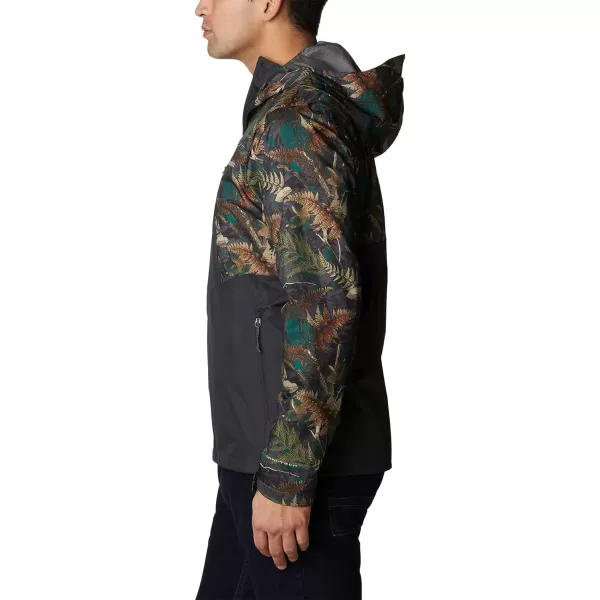 imageColumbia mens Inner Limits II JacketSharkSpruce North Woods Print