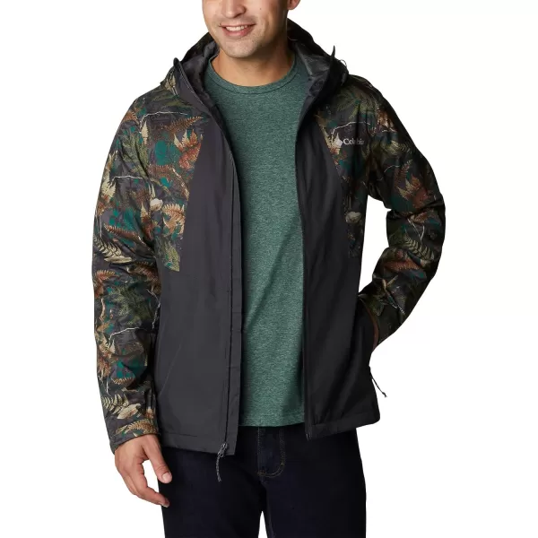 imageColumbia mens Inner Limits II JacketSharkSpruce North Woods Print