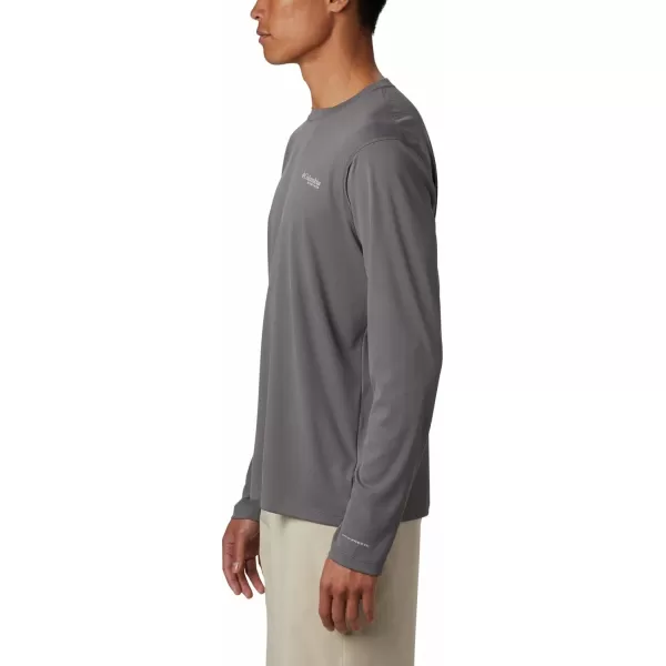 imageColumbia mens Pfg Zero Rules Long Sleeve ShirtCity Grey