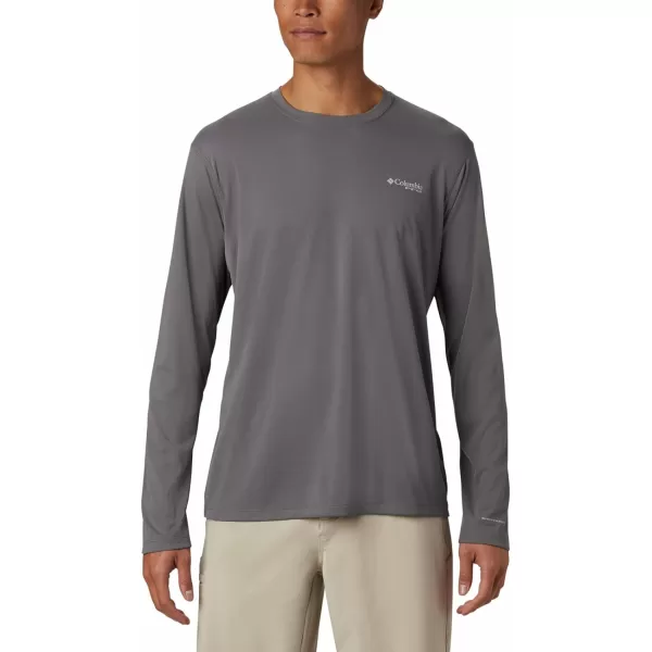 imageColumbia mens Pfg Zero Rules Long Sleeve ShirtCity Grey