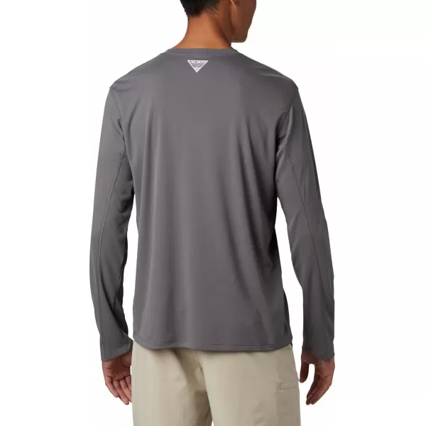 imageColumbia mens Pfg Zero Rules Long Sleeve ShirtCity Grey
