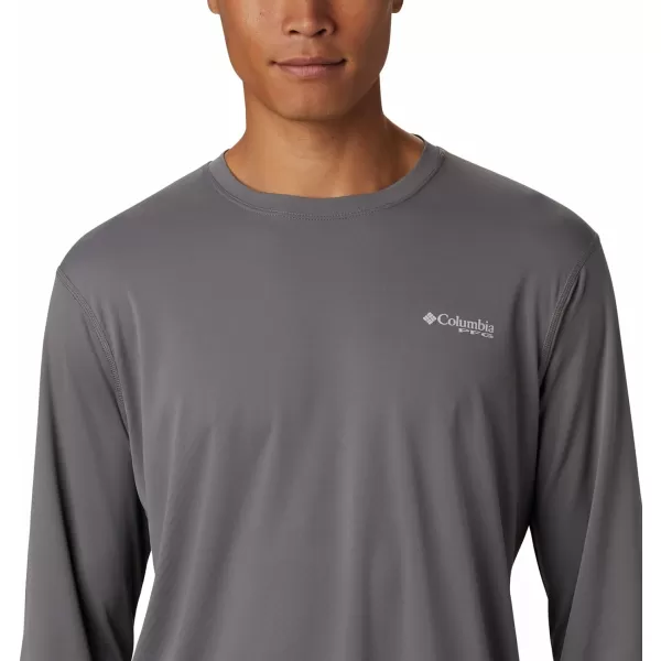 imageColumbia mens Pfg Zero Rules Long Sleeve ShirtCity Grey