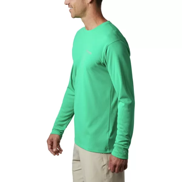 imageColumbia mens Pfg Zero Rules Long Sleeve ShirtDark Lime