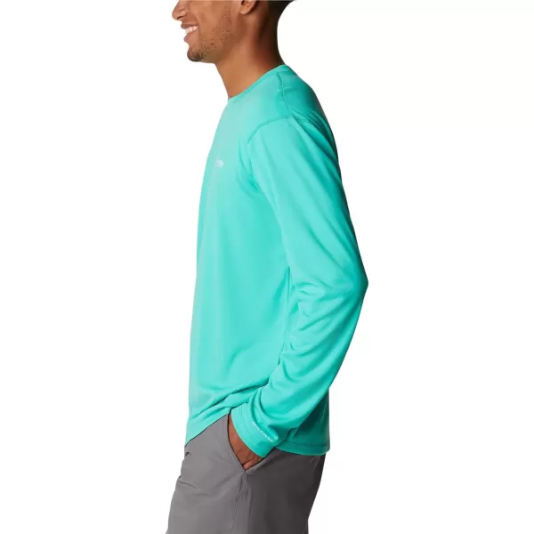 imageColumbia mens Pfg Zero Rules Long Sleeve ShirtElectric Turquoise