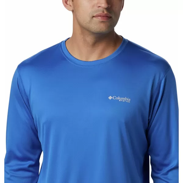 imageColumbia mens Pfg Zero Rules Long Sleeve ShirtVivid Blue
