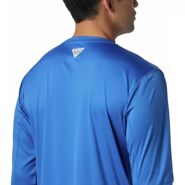 imageColumbia mens Pfg Zero Rules Long Sleeve ShirtVivid Blue