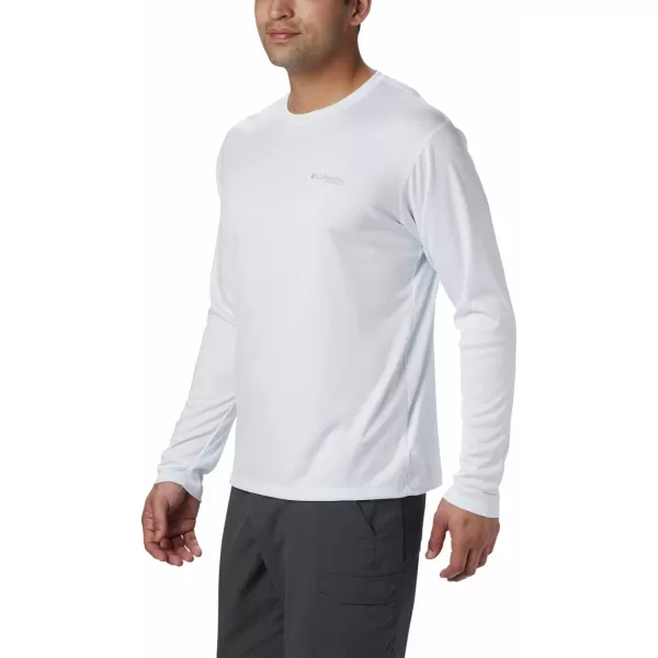 imageColumbia mens Pfg Zero Rules Long Sleeve ShirtWhite