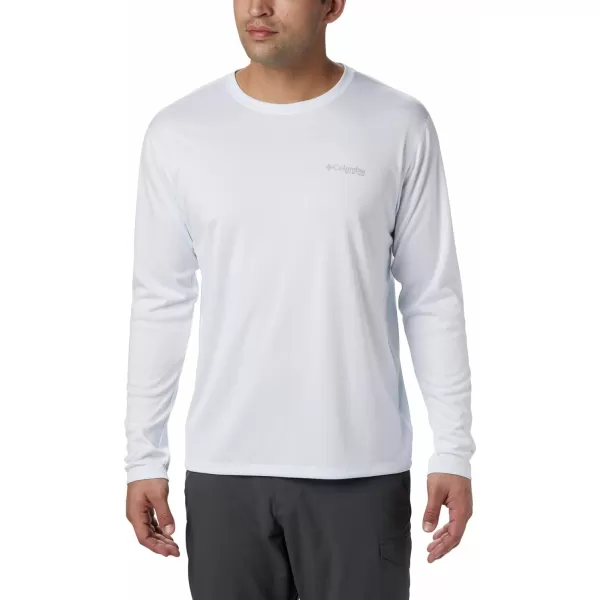 imageColumbia mens Pfg Zero Rules Long Sleeve ShirtWhite