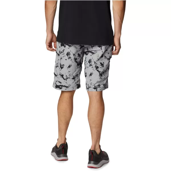 imageColumbia mens Silver Ridge Printed Cargo ShortBlack Dye Frond