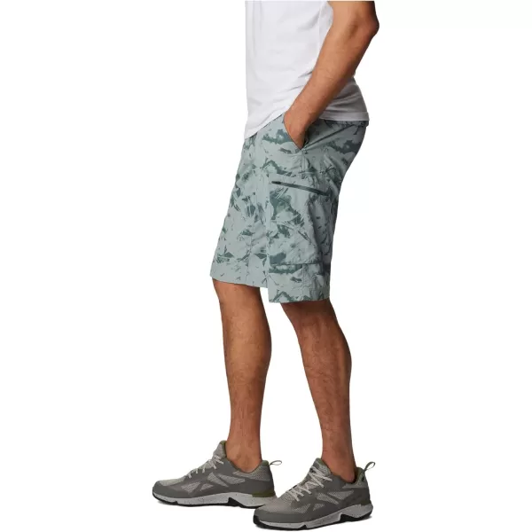 imageColumbia mens Silver Ridge Printed Cargo ShortMetal Dye Frond