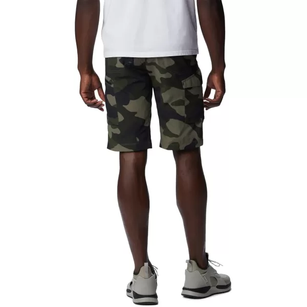 imageColumbia mens Silver Ridge Printed Cargo ShortStone Green Mod Camo