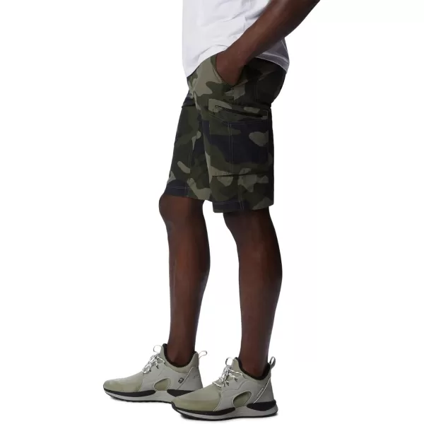 imageColumbia mens Silver Ridge Printed Cargo ShortStone Green Mod Camo