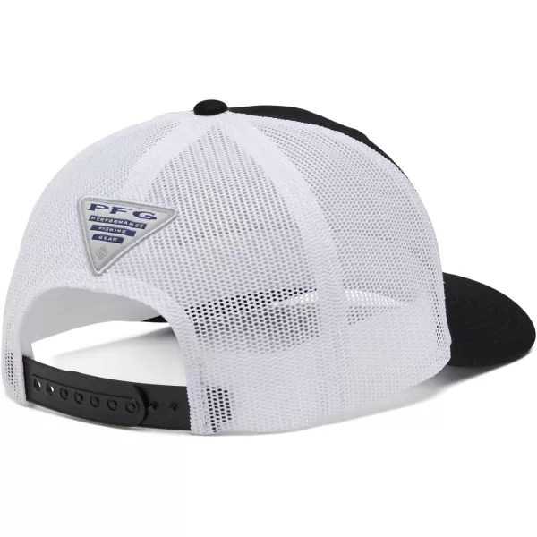 imageColumbia unisexadult Pfg Fish Flag Mesh Snap BackBlackAlabama Flag