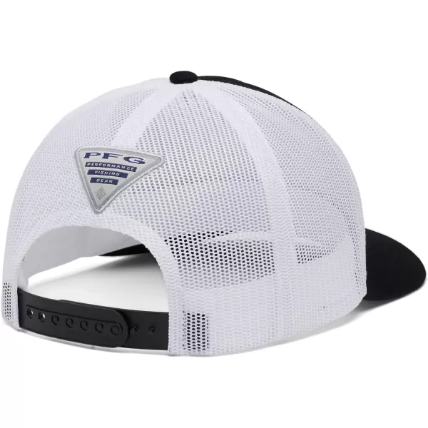 imageColumbia unisexadult Pfg Fish Flag Mesh Snap BackBlackAlabama Flag