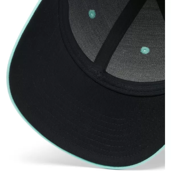 imageColumbia unisexadult Pfg Fish Flag Mesh Snap BackGulf Stream Black