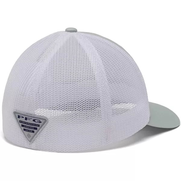 imageColumbia unisexadult Pfg Hooks Mesh Ball CapCool GreenSilver