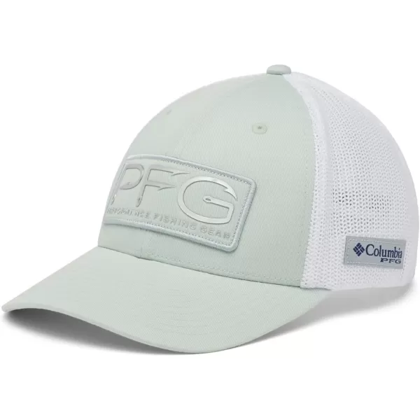 imageColumbia unisexadult Pfg Hooks Mesh Ball CapCool GreenSilver
