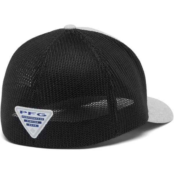 imageColumbia unisexadult Pfg Hooks Mesh Ball CapCool Grey HeatherBlack