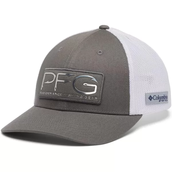 imageColumbia unisexadult Pfg Hooks Mesh Ball CapTitaniumSilver