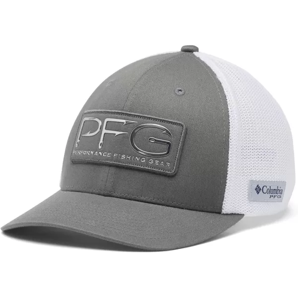 imageColumbia unisexadult Pfg Hooks Mesh Ball CapTitaniumSilver