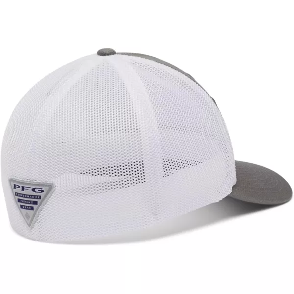 imageColumbia unisexadult Pfg Hooks Mesh Ball CapTitaniumSilver