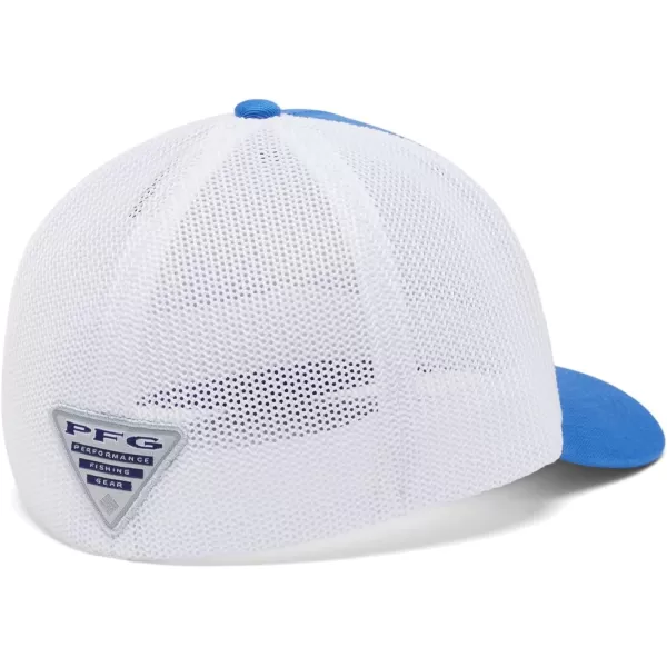 imageColumbia unisexadult Pfg Hooks Mesh Ball CapVivid BlueSilver