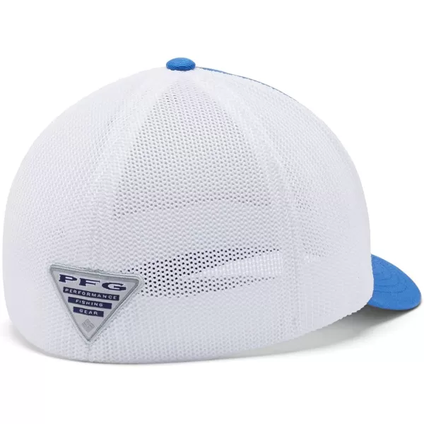 imageColumbia unisexadult Pfg Hooks Mesh Ball CapVivid BlueSilver