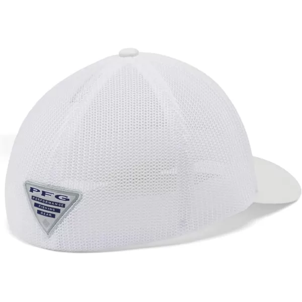 imageColumbia unisexadult Pfg Hooks Mesh Ball CapWhiteGold
