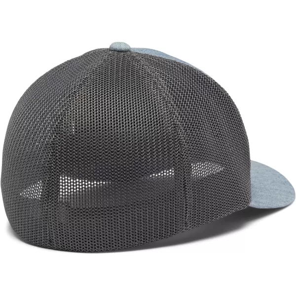 imageColumbia unisexadult Tree Flag Mesh Ball Cap  High CrownBluestone Heather