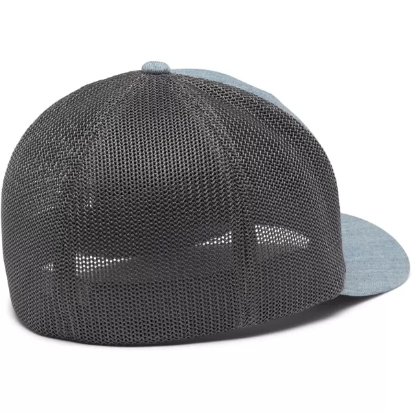 imageColumbia unisexadult Tree Flag Mesh Ball Cap  High CrownBluestone Heather