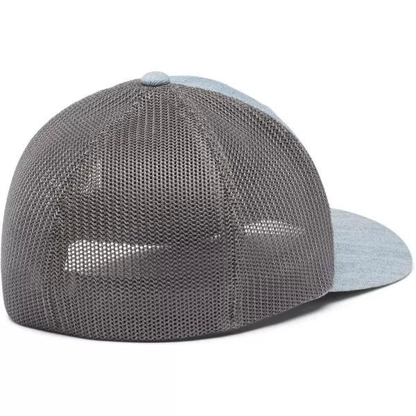 imageColumbia unisexadult Tree Flag Mesh Ball Cap  High CrownBluestone Heather
