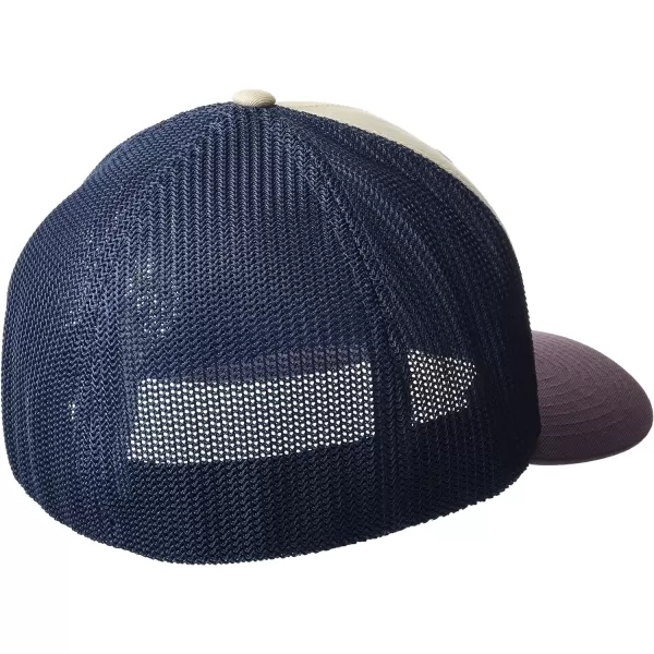 imageColumbia unisexadult Tree Flag Mesh Ball Cap  High CrownChalkDark Mountain