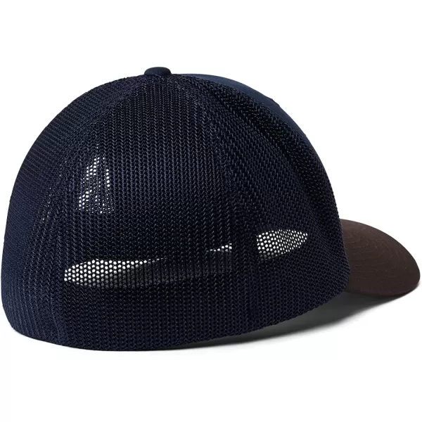 imageColumbia unisexadult Tree Flag Mesh Ball Cap  High CrownCollegiate NavyBuffalo