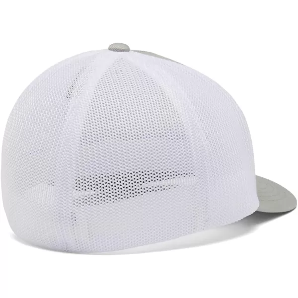 imageColumbia unisexadult Tree Flag Mesh Ball Cap  High CrownColumbia Grey