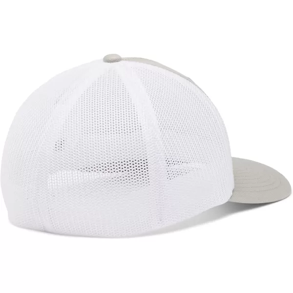 imageColumbia unisexadult Tree Flag Mesh Ball Cap  High CrownColumbia Grey