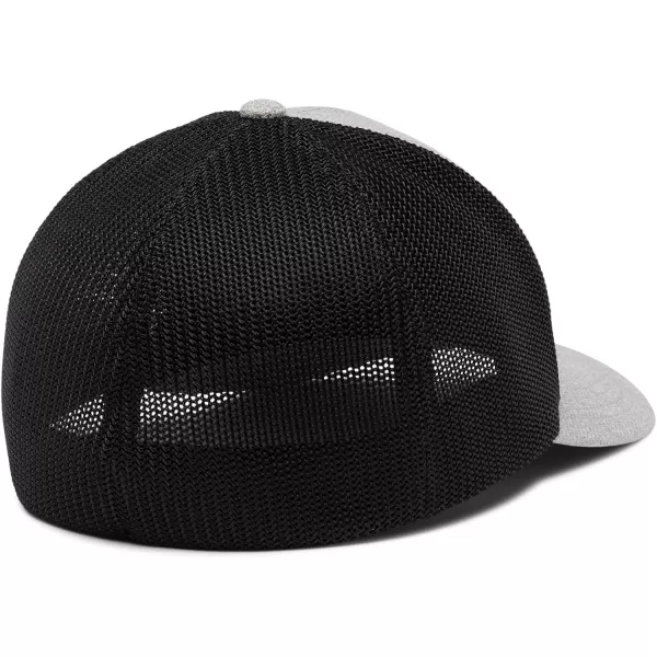 imageColumbia unisexadult Tree Flag Mesh Ball Cap  High CrownColumbia Grey HeatherBlack