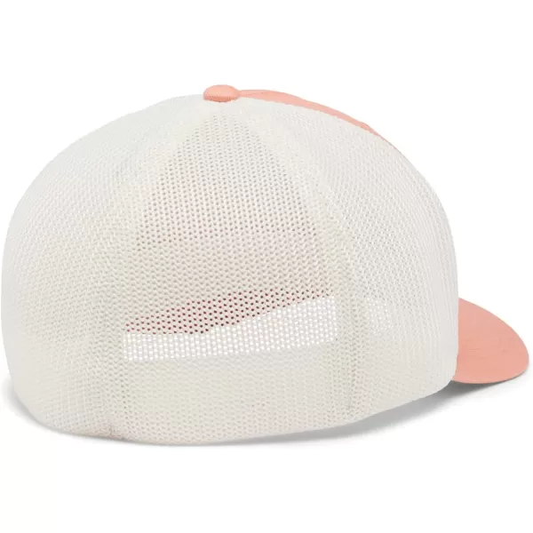 imageColumbia unisexadult Tree Flag Mesh Ball Cap  High CrownSummer PeachChalk