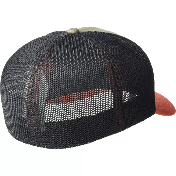 imageColumbia unisexadult Tree Flag Mesh Ball Cap  High CrownTuskSharkWildfire