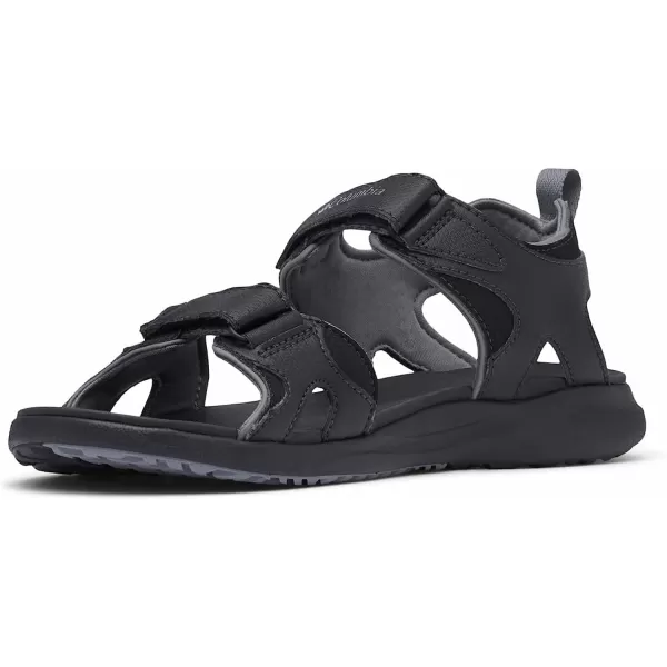 imageMens Columbia 2 Strap All Terrain SandalBlackTitanium Grey Steel