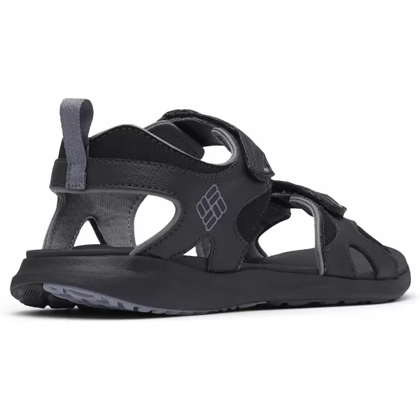 imageMens Columbia 2 Strap All Terrain SandalBlackTitanium Grey Steel
