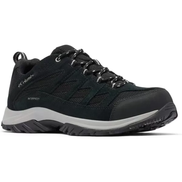 imageMens Crestwood Waterproof Hiking ShoeBlackColumbia Grey