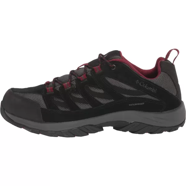 imageMens Crestwood Waterproof Hiking ShoeDark GreyRed Jasper