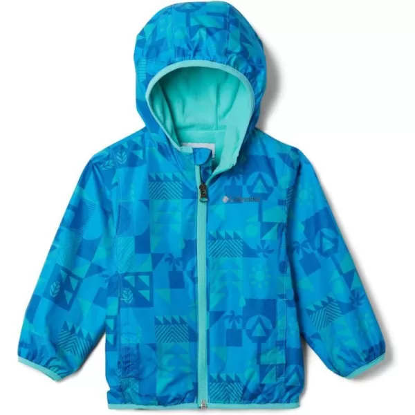 imageBoys Mini Pixel Grabber Ii Wind JacketBright Aqua Quest