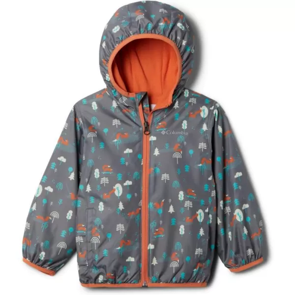 imageBoys Mini Pixel Grabber Ii Wind JacketCity Grey Vulpine