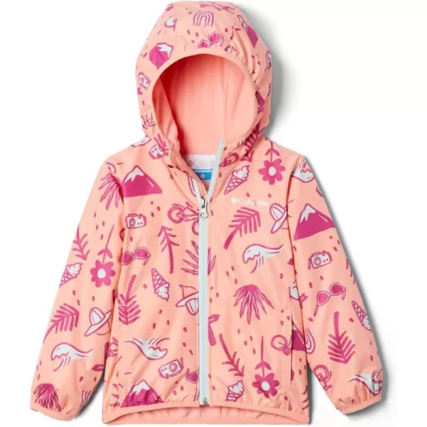 imageBoys Mini Pixel Grabber Ii Wind JacketCoral Reef Vacation Vibes