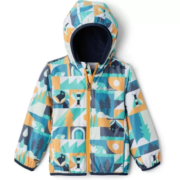 imageBoys Mini Pixel Grabber Ii Wind JacketDeep Marine Summer Escape