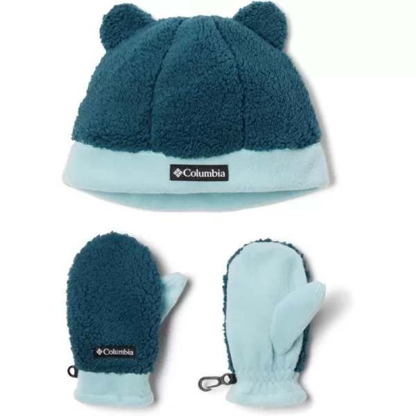 imageColumbia Baby Toddler Rugged Ridge Beanie and MittenNight Wave Aqua Haze