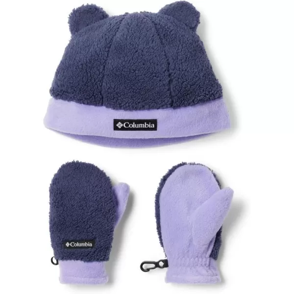 imageColumbia Baby Toddler Rugged Ridge Beanie and MittenNocturnal Paisley Purple
