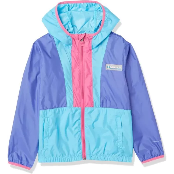 imageColumbia Boys Back Bowl Hooded WindbreakerPurple LotusAtollWild Geranium